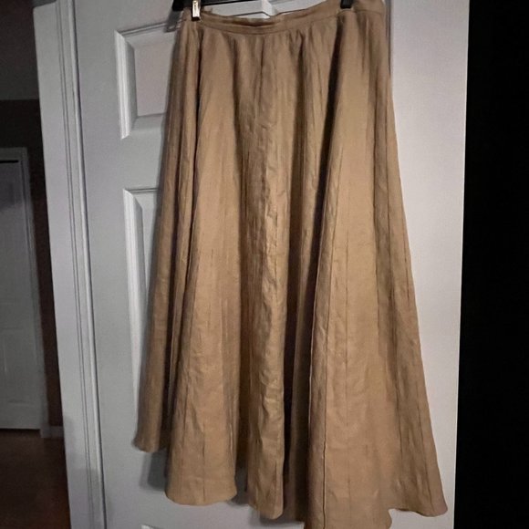 Ralph Laren crinkle maxi skit - Picture 1 of 5